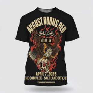 August Burns Red Poster For Show At The Complex In Salt Lake City Utah 3D T-Shirt