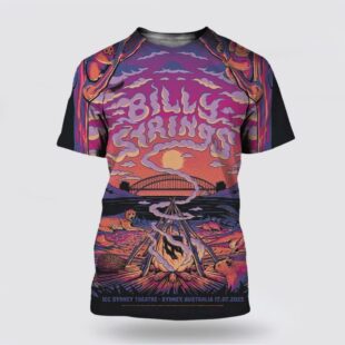 Billy Strings Sydney Australia 2025 3D T-Shirt