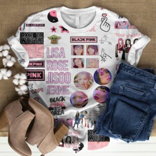Blackpink Music All Over Print T-Shirt