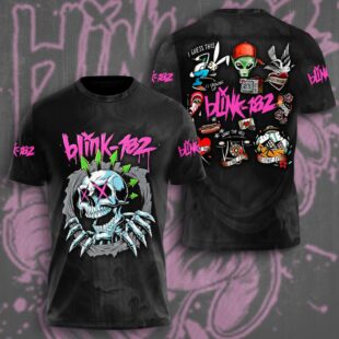 Blink-182 Music All Over Print T-Shirt