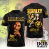 Bob Marley Music 3D All Over Print T-Shirt 1 Bob Marley Music 3D All Over Print T-Shirt
