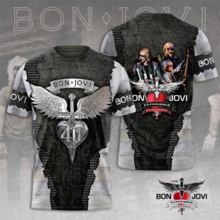 Bon Jovi 3D All Over Print T-Shirt