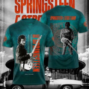 Bruce Springsteen 3D All Over Print T-Shirt