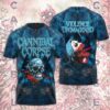 Cannibal Corpse Records All Over Print T-Shirt 1 Cannibal Corpse Records All Over Print T-Shirt