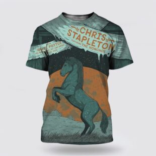 Chris Stapleton Belmont Park New York 2025 3D T-Shirt