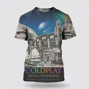 Coldplay Music Of The Spheres Hong Kong Event 3D T-Shirt