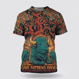 Dave Matthews Band Deer Creek Weekend 3D T-Shirt