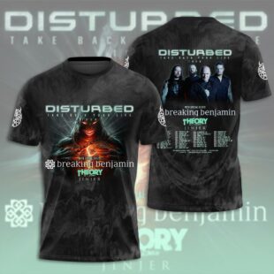 Disturbed 3D All Over Print T-Shirt