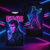 Elvis Presley Icon All Over Print T-Shirt