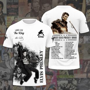 Elvis Presley Songs All Over Print T-Shirt