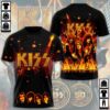 Kiss Band Concert All Over Print T-Shirt 2 Kiss Band Concert All Over Print T-Shirt