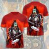Kiss Band Drums All Over Print T-Shirt 1 Kiss Band Drums All Over Print T-Shirt