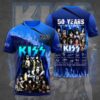 Kiss Band Hits All Over Print T-Shirt