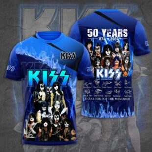 Kiss Band Hits All Over Print T-Shirt