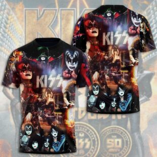 Kiss Band Legacy All Over Print T-Shirt