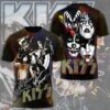 Kiss Band Poster All Over Print T-Shirt 1 Kiss Band Poster All Over Print T-Shirt