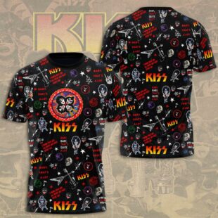 Kiss Band Power All Over Print T-Shirt