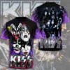 Kiss Band Records All Over Print T-Shirt