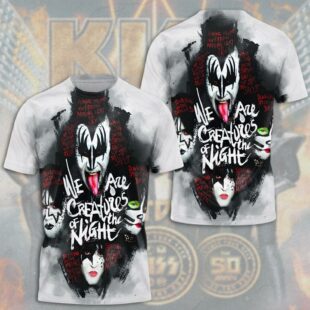 Kiss Band Rock All Over Print T-Shirt