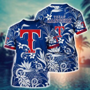 MLB Texas Rangers All Over Print T-Shirt Island Adventure For Sports Enthusiasts