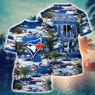 MLB Toronto Blue Jays All Over Print T-Shirt Aloha Grand Slam For Fans Sports