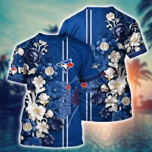 MLB Toronto Blue Jays All Over Print T-Shirt Aloha Harmony For Fans Sports