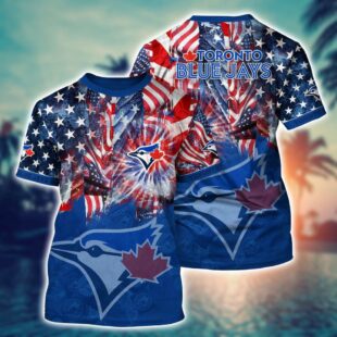 MLB Toronto Blue Jays All Over Print T-Shirt Hawaiian Heatwave For Fans Sports