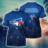 MLB Toronto Blue Jays All Over Print T-Shirt Paradise Bloom For Sports Enthusiasts 1 MLB Toronto Blue Jays All Over Print T-Shirt Paradise Bloom For Sports Enthusiasts
