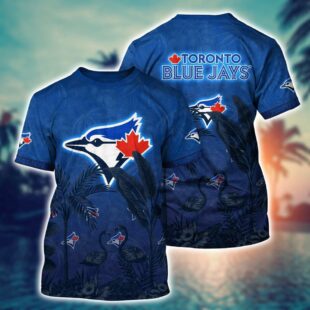 MLB Toronto Blue Jays All Over Print T-Shirt Paradise Bloom For Sports Enthusiasts