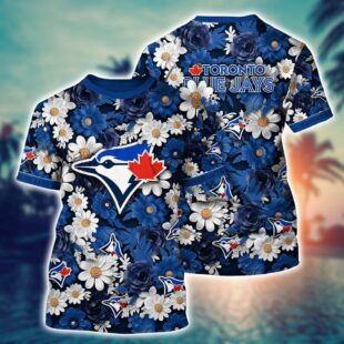 MLB Toronto Blue Jays All Over Print T-Shirt Sunset Slam Serenade For Fans Sports
