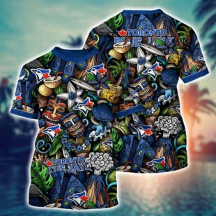 MLB Toronto Blue Jays All Over Print T-Shirt Sunset Symphony For Fans Sports