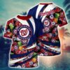 MLB Washington Nationals All Over Print T-Shirt Athletic Aura For Fans Baseball 1 MLB Washington Nationals All Over Print T-Shirt Athletic Aura For Fans Baseball
