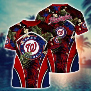 MLB Washington Nationals All Over Print T-Shirt Baseball Bliss For Fans Baseball