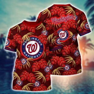 MLB Washington Nationals All Over Print T-Shirt Champion Comfort For Fans Baseball