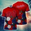 MLB Washington Nationals All Over Print T-Shirt Floral Vibes For Fans Sports 2 MLB Washington Nationals All Over Print T-Shirt Floral Vibes For Fans Sports