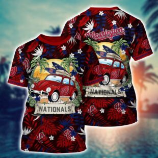 MLB Washington Nationals All Over Print T-Shirt Fusion Elegance For Sports Enthusiasts