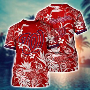 MLB Washington Nationals All Over Print T-Shirt Island Adventure For Sports Enthusiasts