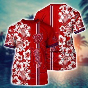 MLB Washington Nationals All Over Print T-Shirt Marvelous Impact For Sports Enthusiasts