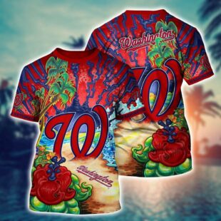 MLB Washington Nationals All Over Print T-Shirt Masterpiece Parade For Sports Enthusiasts