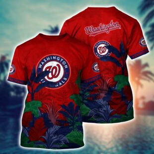 MLB Washington Nationals All Over Print T-Shirt Trending Summer For Fans Baseball