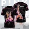 P!nk All Over Print T-Shirt 2 P!nk All Over Print T-Shirt