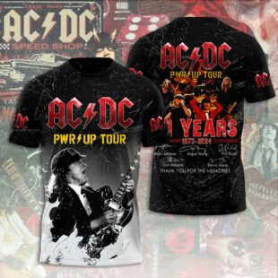 Rock ACDC All Over Print T-Shirt
