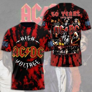 Rock ACDC Band Music All Over Print T-Shirt