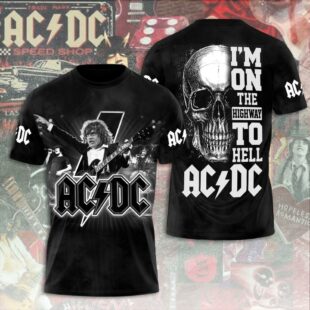 Rock ACDC Music All Over Print T-Shirt