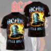 Rock ACDC Music Band 3D All Over Print T-Shirt 1 Rock ACDC Music Band 3D All Over Print T-Shirt