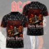 Rock ACDC Music Pattern 3D All Over Print T-Shirt 2 Rock ACDC Music Pattern 3D All Over Print T-Shirt