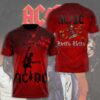 Rock ACDC Music Pattern All Over Print T-Shirt 2 Rock ACDC Music Pattern All Over Print T-Shirt