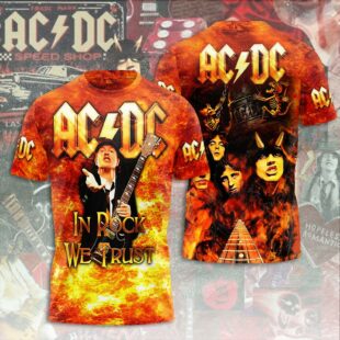 Rock Music ACDC All Over Print T-Shirt