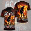 Rock Music ACDC Pattern All Over Print T-Shirt 1 Rock Music ACDC Pattern All Over Print T-Shirt