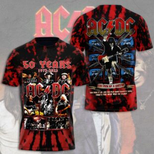 Rock Music ACDC Songs All Over Print T-Shirt